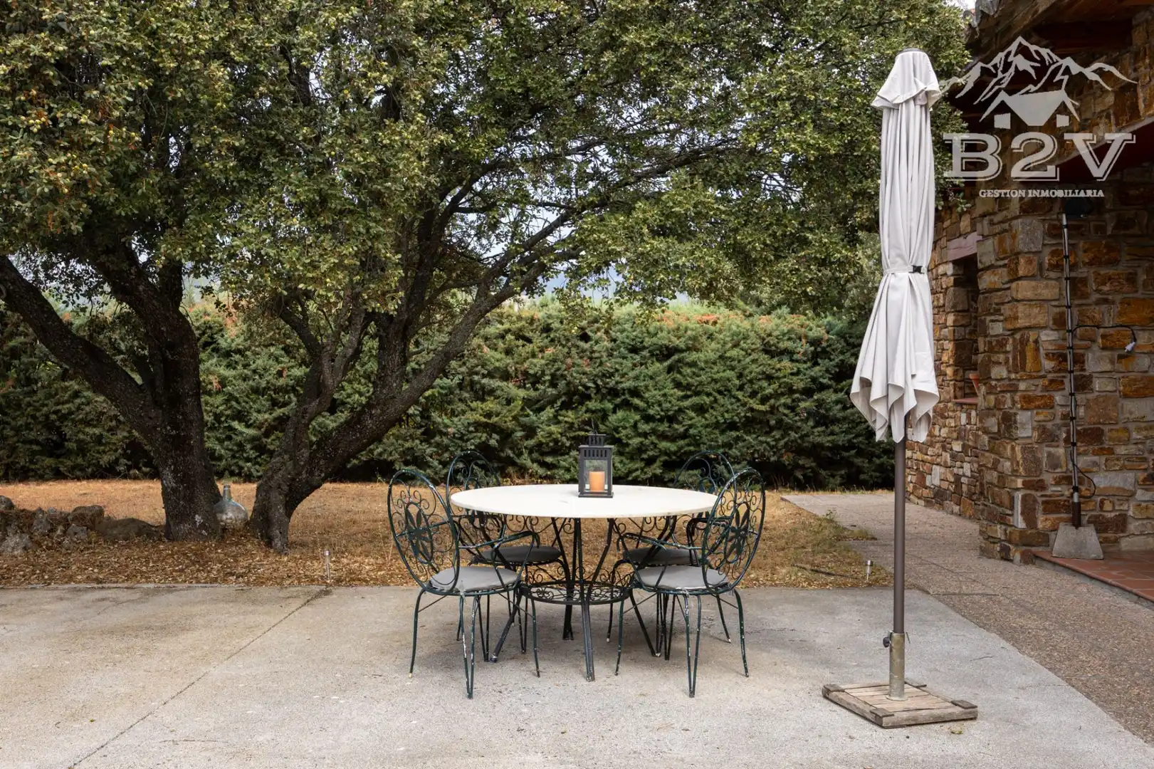 Terraza de Casa o chalet en venta en Garganta de los Montes con Aire acondicionado, Calefacción y Jardín privado