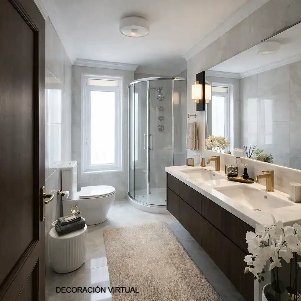 Baño de Casa o chalet en venta en Vitoria - Gasteiz con Calefacción, Jardín privado y Trastero