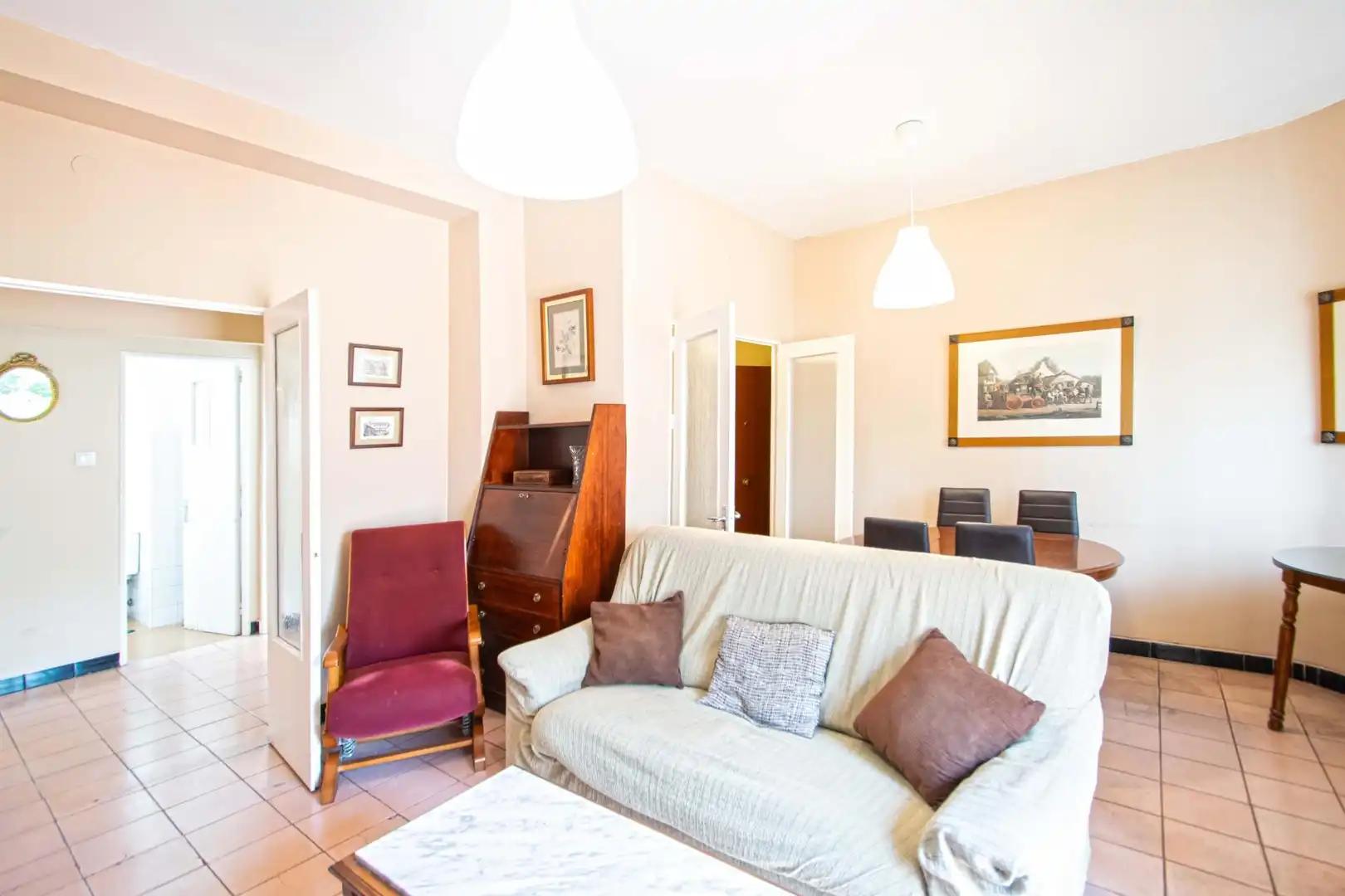 Sala de estar de Piso en venta en Sevilla con Terraza y Amueblado