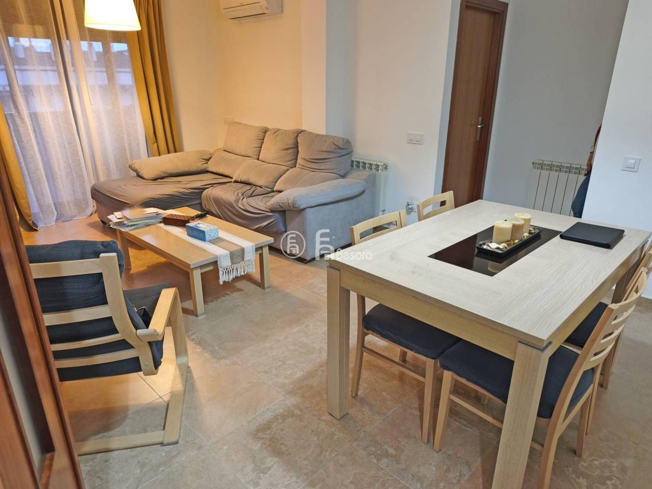 Living room of Flat for sale in Alcoletge  with Air Conditioner, Heating and Furnished