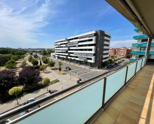 Exterior view of Flat for sale in  Lleida Capital  with Air Conditioner, Terrace and Balcony