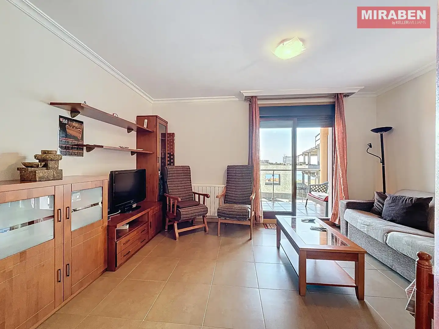 Living room of Flat for sale in Boiro  with Heating, Terrace and Storage room