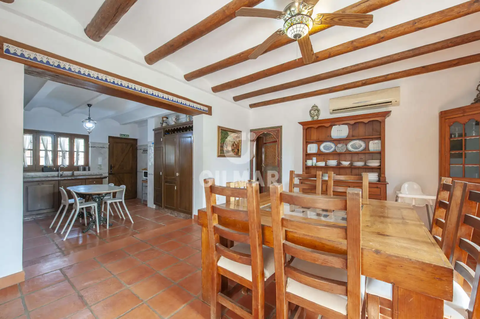 Dining room of Houses for sale in Alcalá de Guadaira  with Heating, Swimming Pool and Furnished