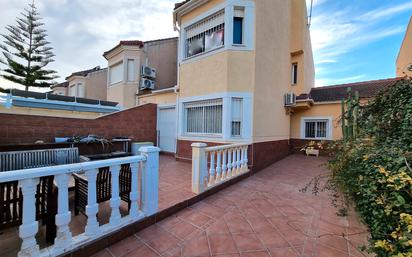 Exterior view of Single-family semi-detached for sale in Torre-Pacheco  with Air Conditioner and Terrace