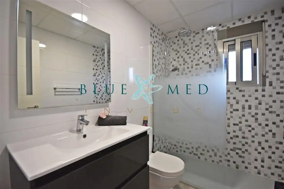 Baño de Casa o chalet en venta en Mazarrón con Aire acondicionado, Calefacción y Jardín privado