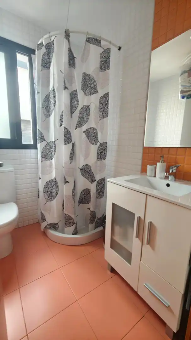 Baño de Piso en venta en Roquetas de Mar con Aire acondicionado, Terraza y Amueblado