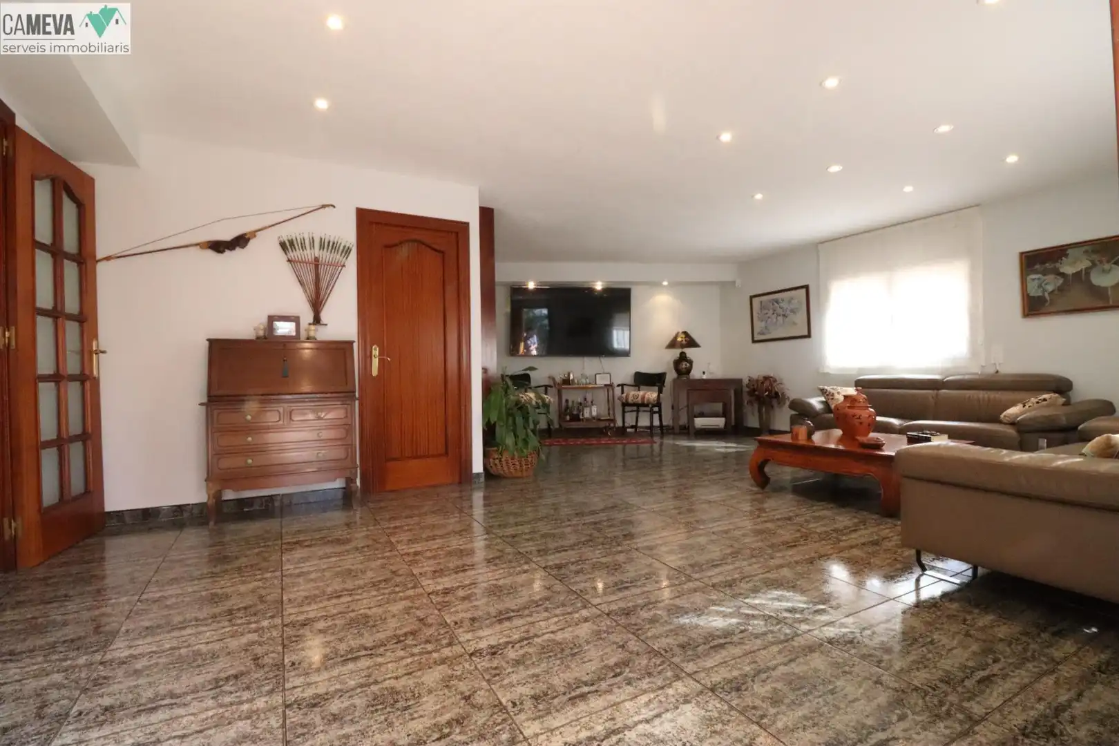 Living room of Houses for sale in Terrassa  with Heating, Private garden and Terrace