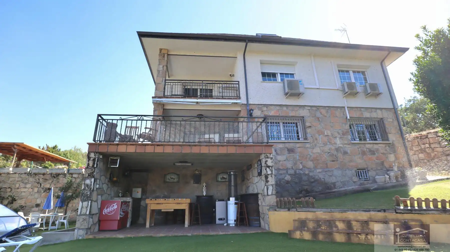 Vista exterior de Casa o chalet en venta en El Boalo - Cerceda – Mataelpino con Aire acondicionado, Calefacción y Terraza