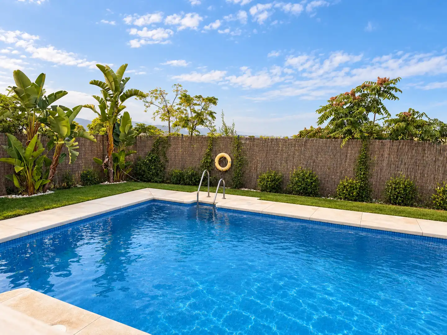 Piscina de Casa o xalet en venda en Málaga amb Aire condicionat, Terrassa i Piscina comunitària