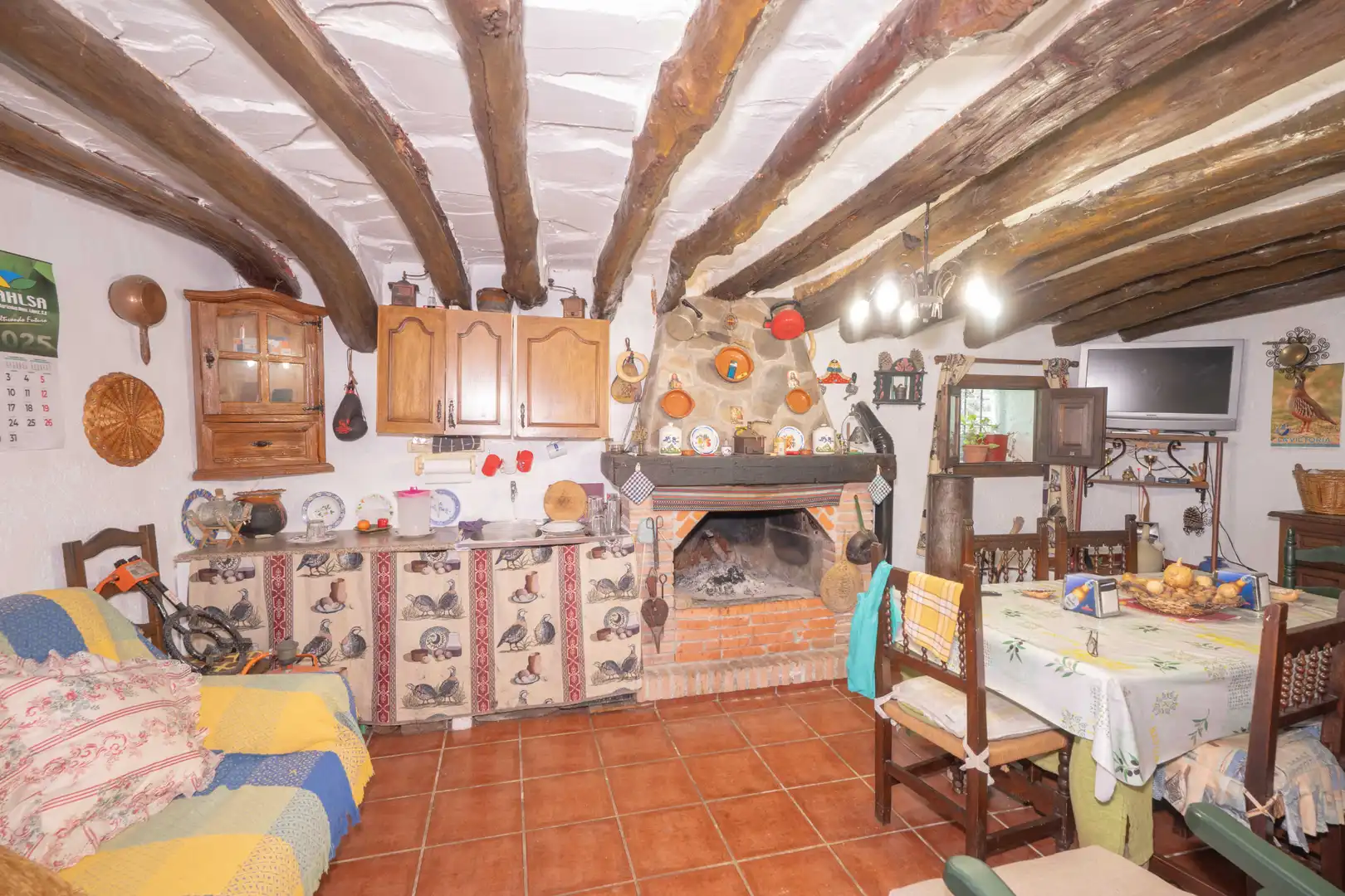 Cocina de Casa adosada en venta en Paterna del Río con Amueblado y Balcón
