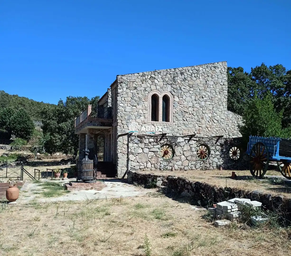 Vista exterior de Casa o chalet en venta en Montánchez con Terraza, Trastero y Piscina