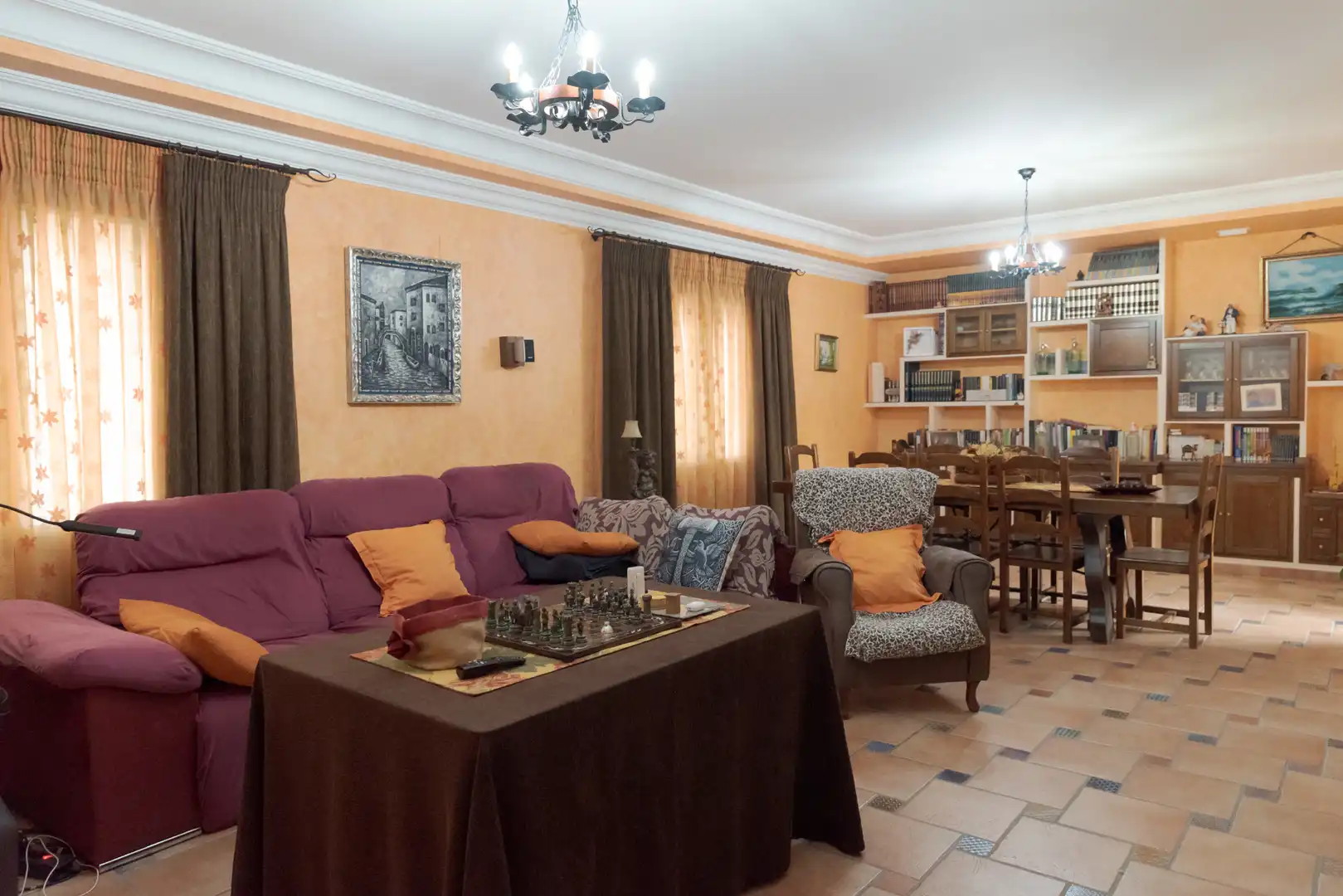 Sala de estar de Casa o chalet en venta en Gerindote con Aire acondicionado, Calefacción y Jardín privado