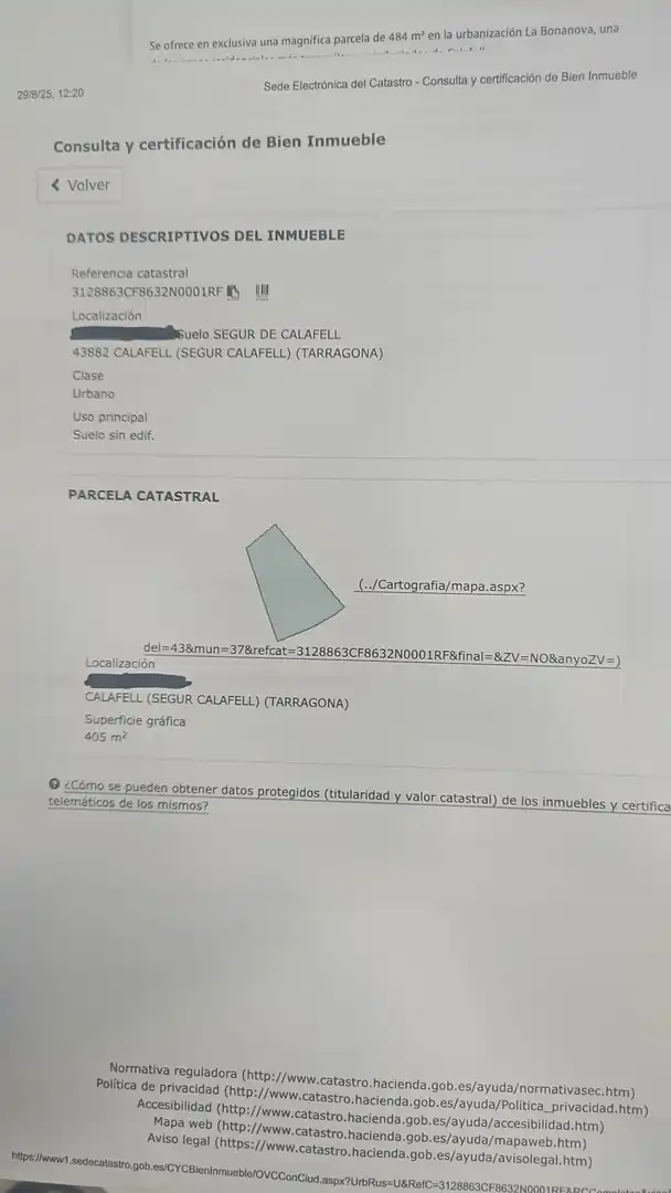 Terrenys i solars en venda a Segur de Calafell, imagen 11