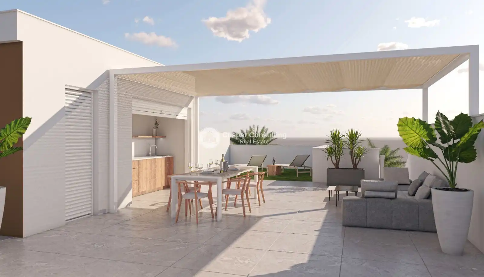 Terrassa de Apartament en venda en Pilar de la Horadada amb Aire condicionat, Calefacció i Terrassa