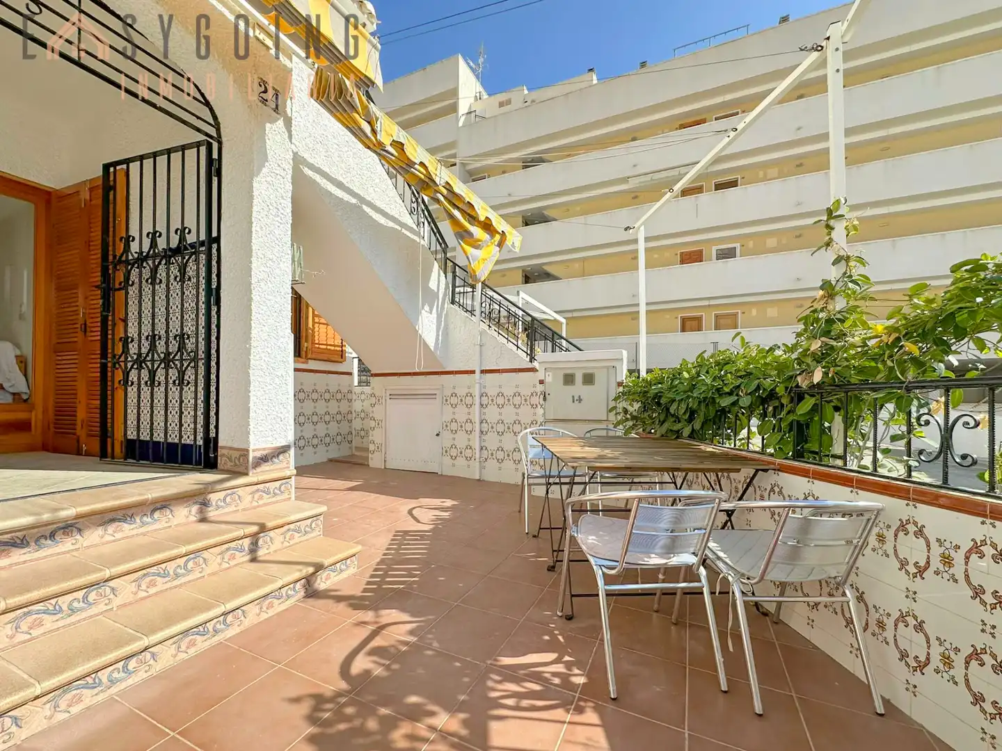 Terrassa de Casa adosada en venda en Santa Pola amb Aire condicionat, Jardí privat i Terrassa
