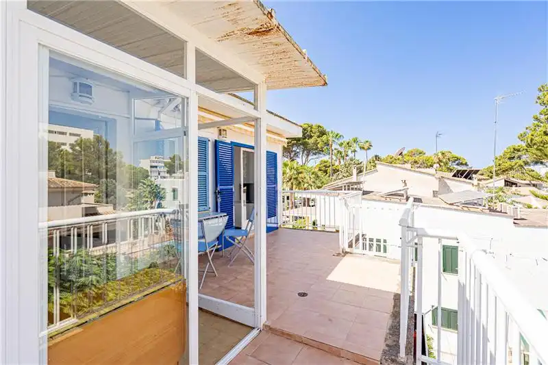 Terraza de Apartamento de alquiler en  Palma de Mallorca con Aire acondicionado, Terraza y Amueblado