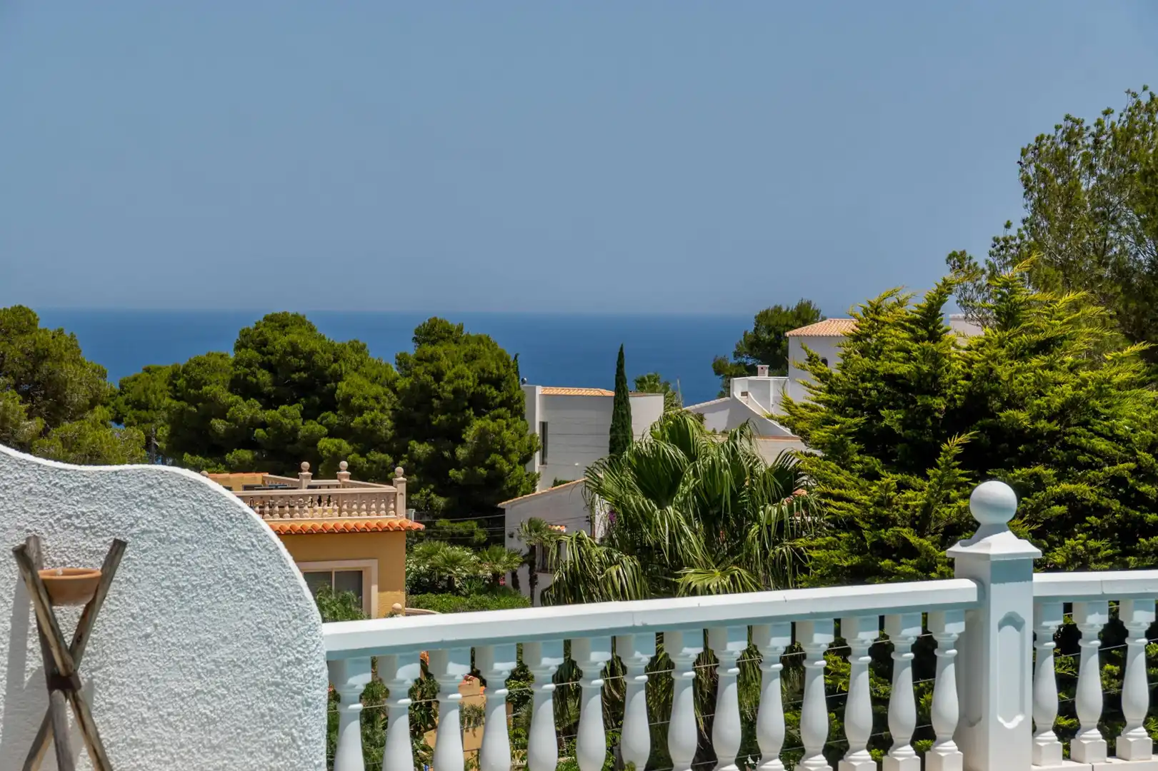 Vista exterior de Casa o xalet en venda en Jávea / Xàbia amb Aire condicionat, Calefacció i Jardí privat