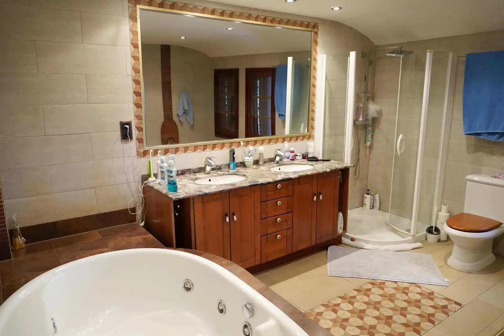 Badezimmer von Country house zum Verkauf in Granollers mit Klimaanlage, Privatgarten und Terrasse