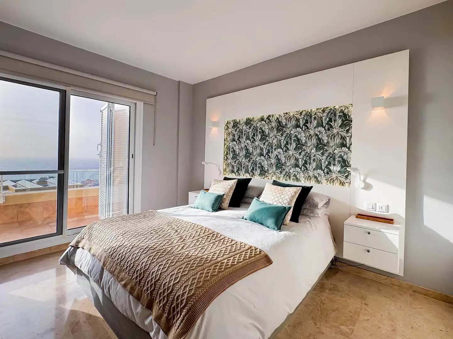 Bedroom of Houses for sale in Santiago del Teide  with Air Conditioner, Private garden and Terrace