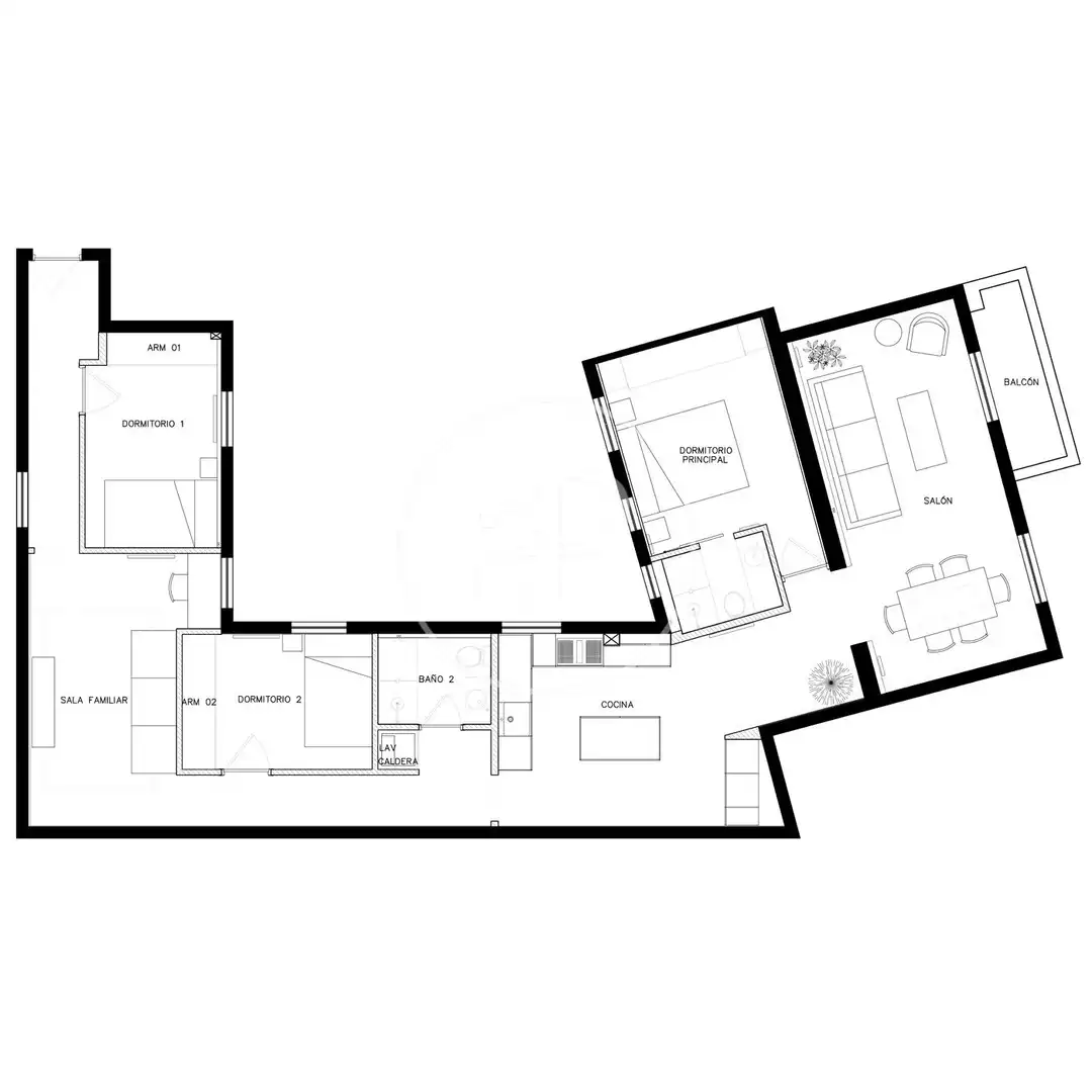 Flat for sale in Madrid  with Air Conditioner, Heating and Terrace