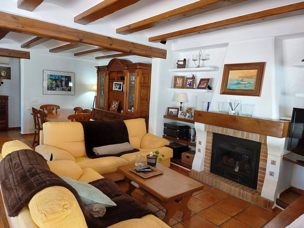 Living room of House or chalet for sale in Dénia  with Air Conditioner, Private garden and Terrace