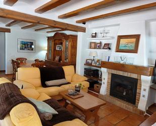 Sala d'estar de Casa o xalet en venda en Dénia amb Aire condicionat, Jardí privat i Terrassa