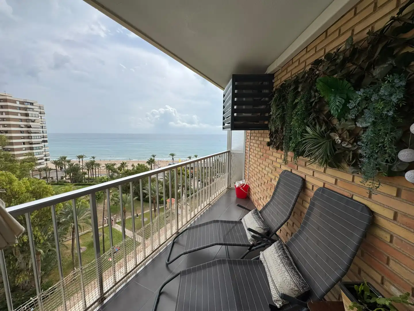 Terrassa de Apartament de lloguer en El Campello amb Aire condicionat, Calefacció i Moblat