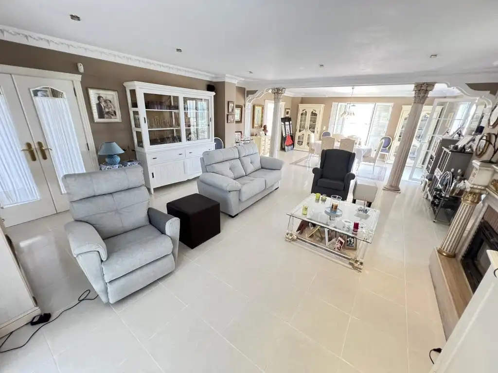 Sala de estar de Casa o chalet en venta en Cullera con Aire acondicionado, Terraza y Piscina
