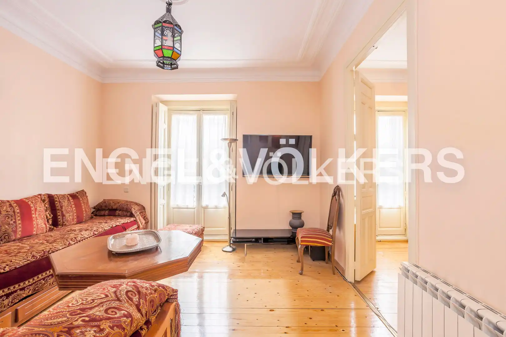 Living room of Flat for sale in Madrid  with Heating and Balcony