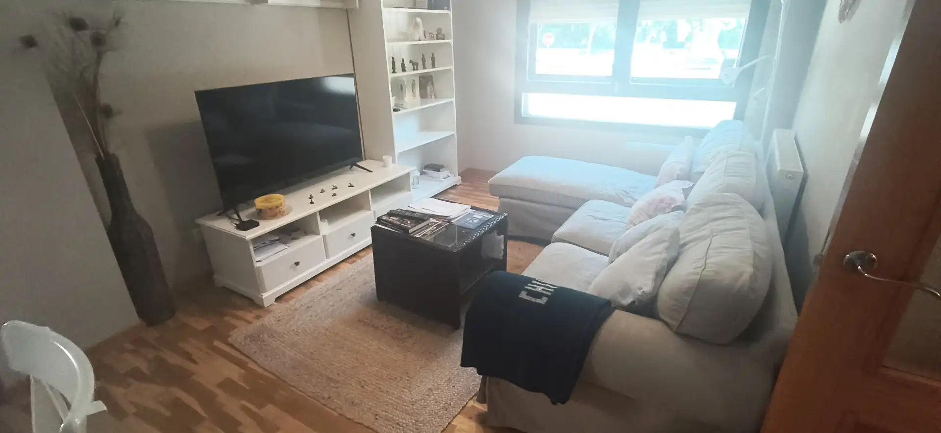Sala de estar de Piso de alquiler en Burgos con Calefacción, Parquet y Trastero
