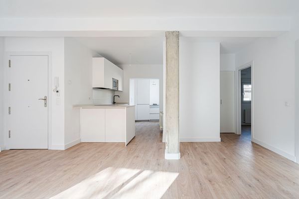 Kitchen of Flat for sale in  Madrid Capital  with Air Conditioner and Heating