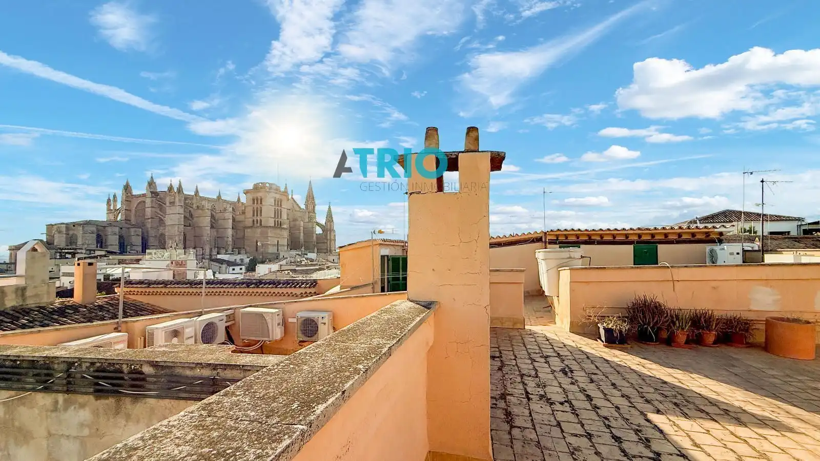 Vista exterior de Àtic en venda en  Palma de Mallorca amb Aire condicionat, Calefacció i Terrassa
