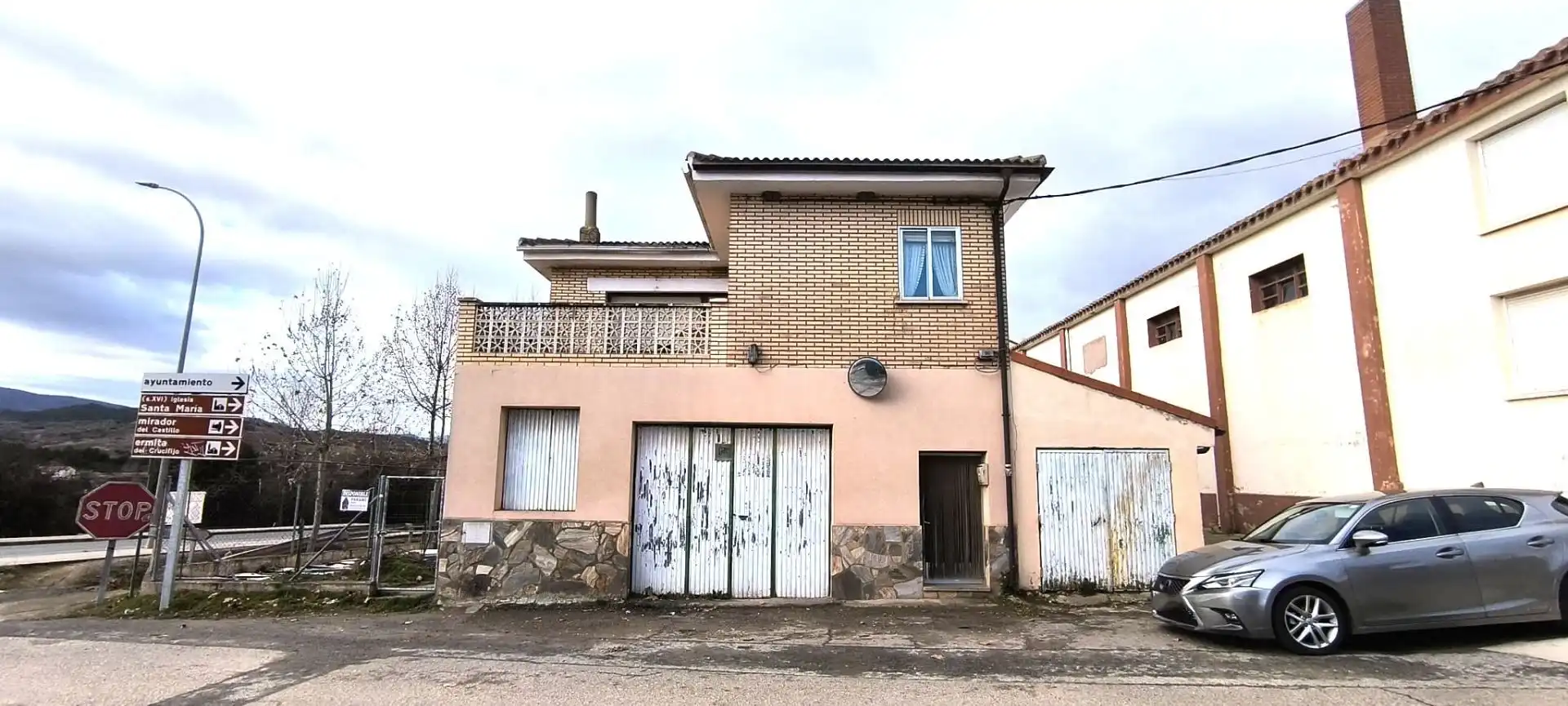 Vista exterior de Casa o chalet en venta en Ausejo con Calefacción, Jardín privado y Terraza