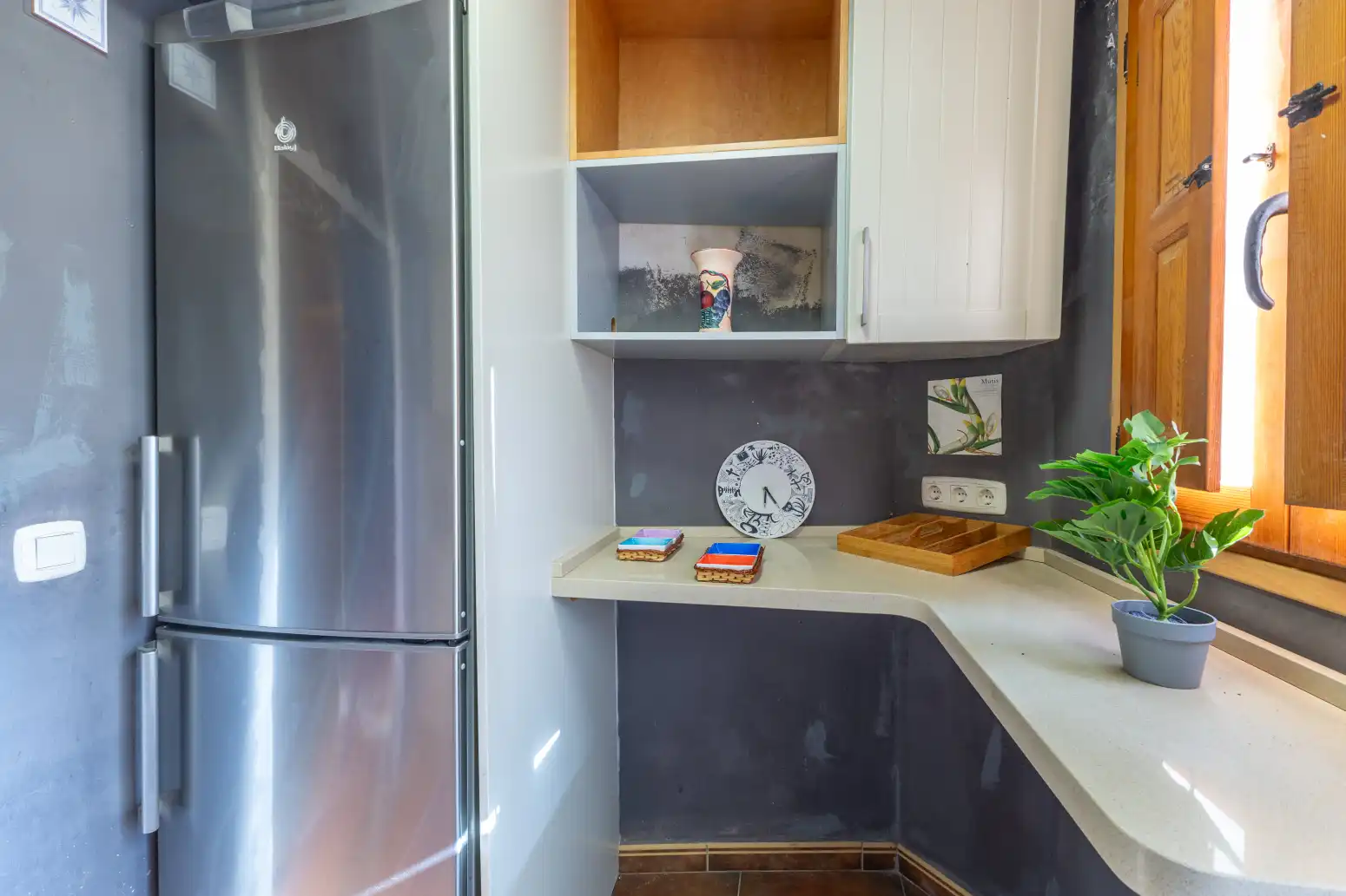 Cocina de Casa o chalet en venta en Algar de Palància con Parquet, Terraza y Trastero