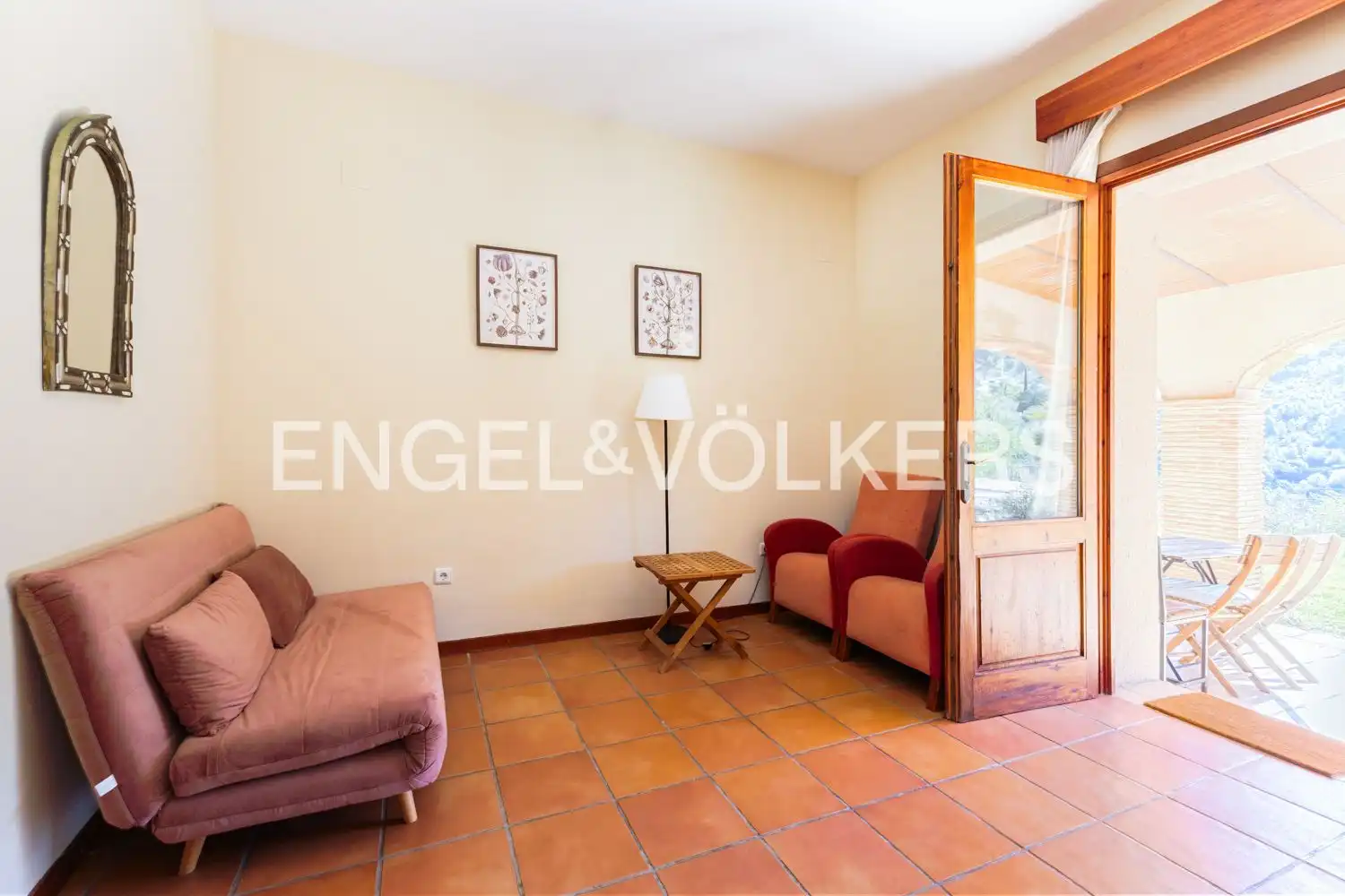 Sala de estar de Casa o chalet en venta en La Vall de Laguar con Calefacción, Jardín privado y Terraza