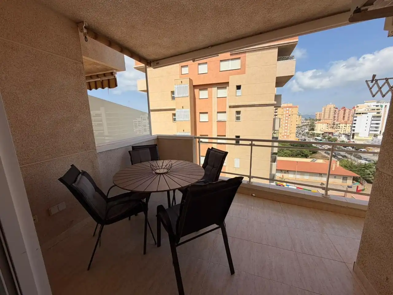 Terraza de Apartamento en venta en La Manga del Mar Menor con Aire acondicionado, Jardín privado y Terraza