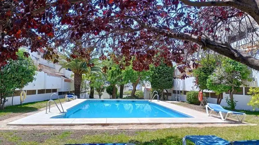 Swimming pool of Houses for sale in Málaga  with Air Conditioner, Terrace and Community pool