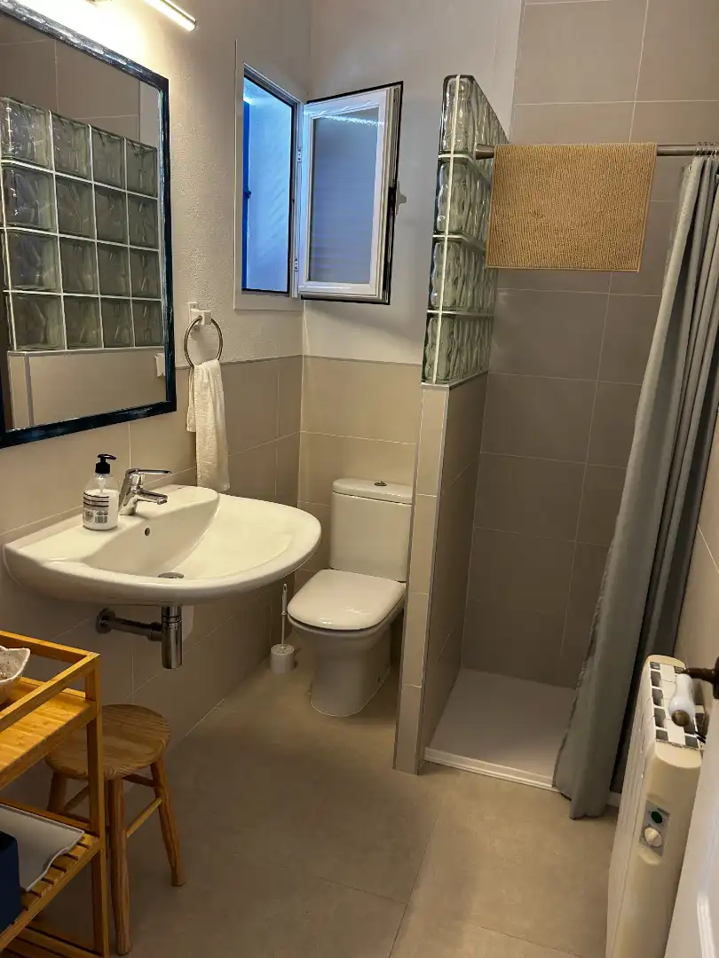 Bathroom of Flat for rent in  Palma de Mallorca  with Air Conditioner, Heating and Furnished