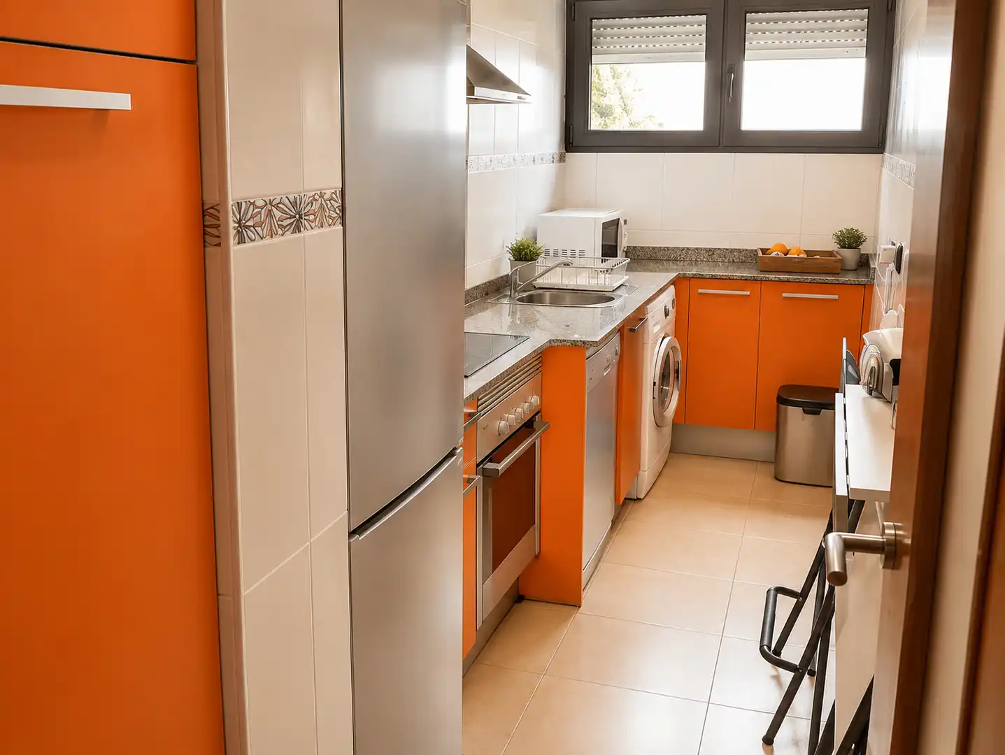 Küche von Wohnung zur Miete in Torrelavega  mit Heizung, Terrasse und Abstellraum
