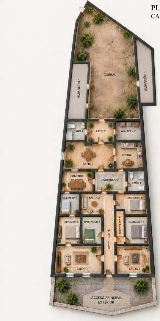 Casa adosada en venta en Calle San Cristóbal, Nogales