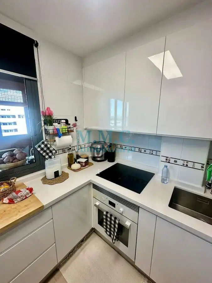 Kitchen of Attic for sale in Roquetas de Mar  with Air Conditioner, Terrace and Furnished