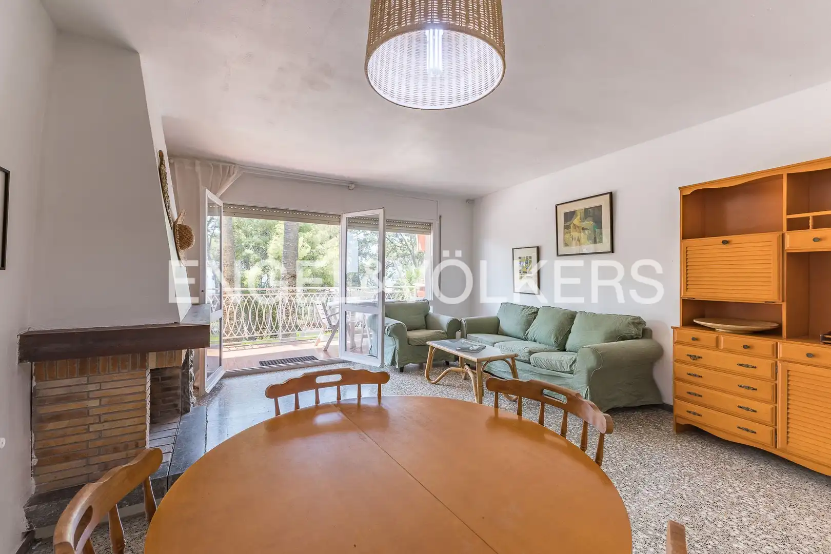 Sala d'estar de Pis en venda en Castelldefels amb Calefacció, Jardí privat i Terrassa