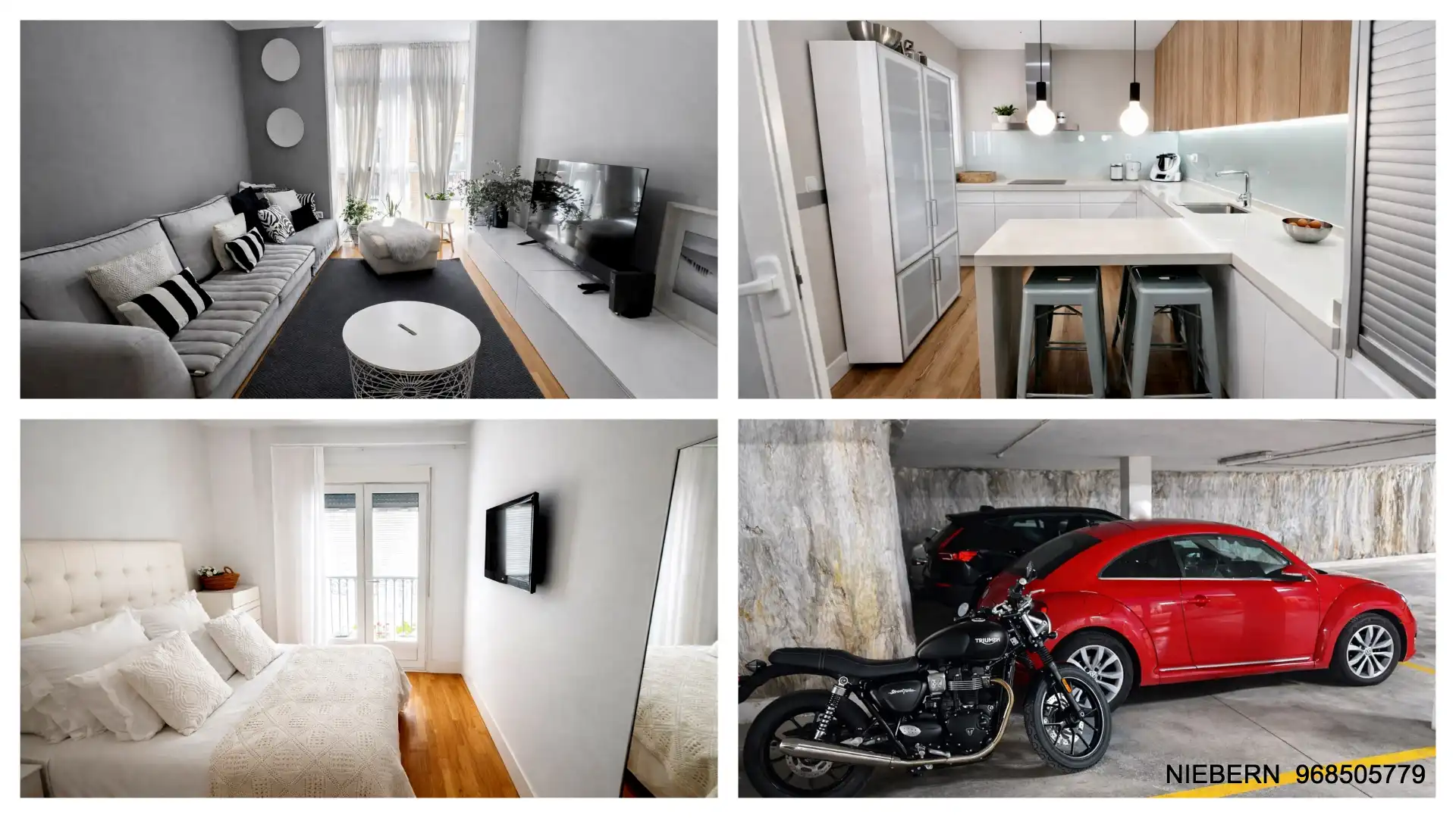 Vista exterior de Piso en venta en Cartagena con Aire acondicionado, Parquet y Amueblado