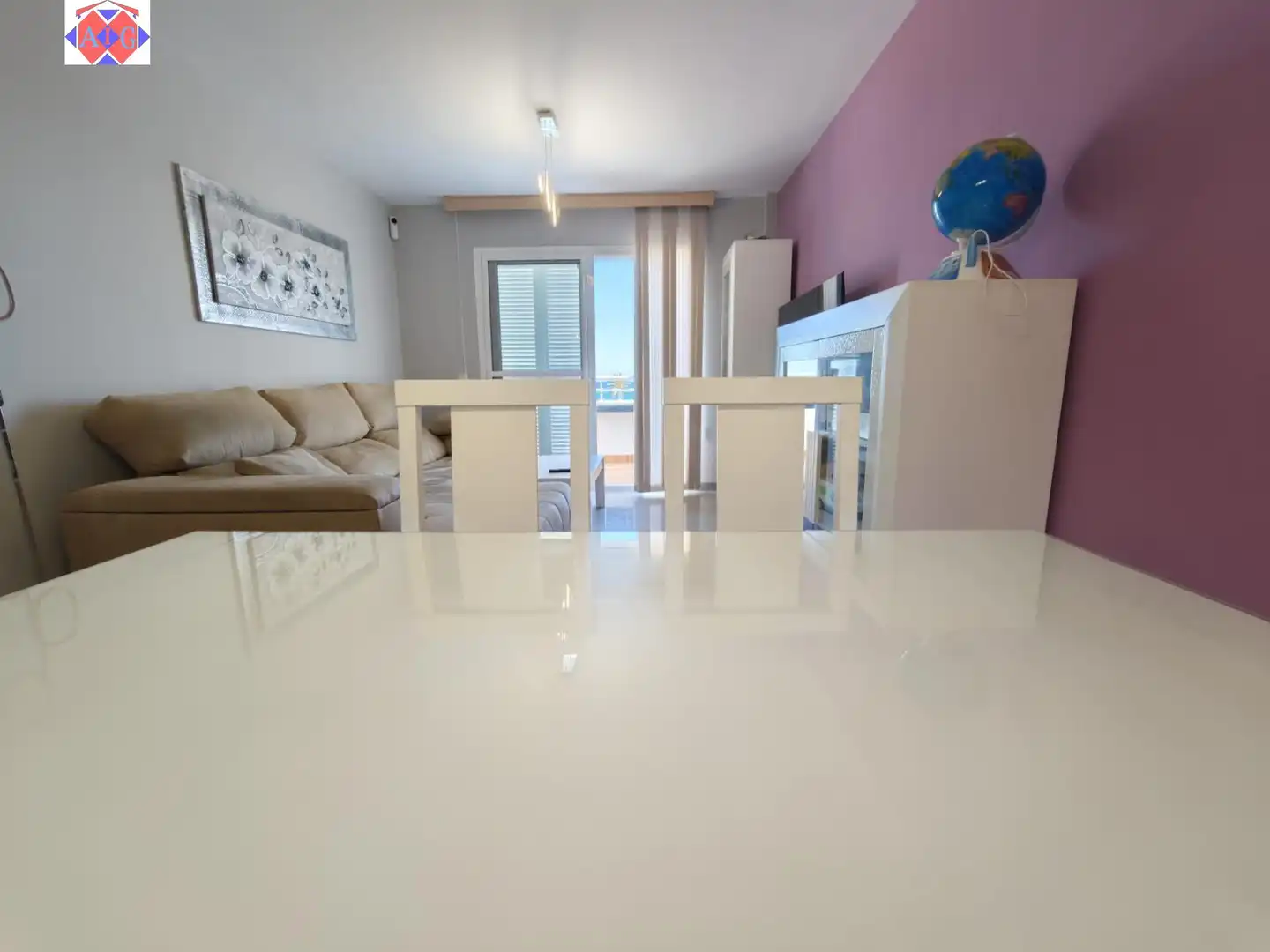 Esszimmer von Dachboden zum Verkauf in Lújar mit Klimaanlage, Terrasse und Möbliert