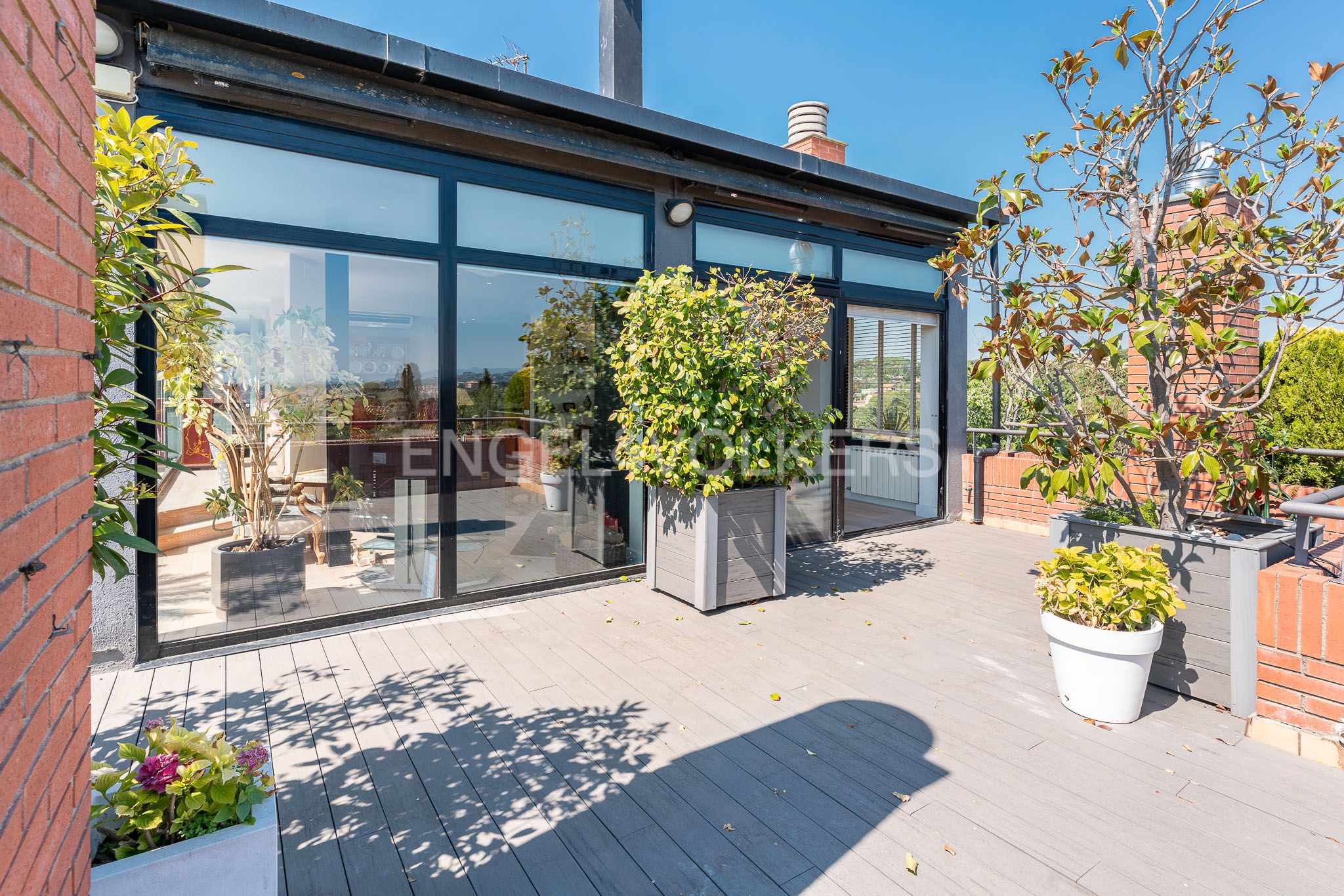 Terrace of Attic for sale in Sant Cugat del Vallès  with Air Conditioner, Heating and Parquet flooring
