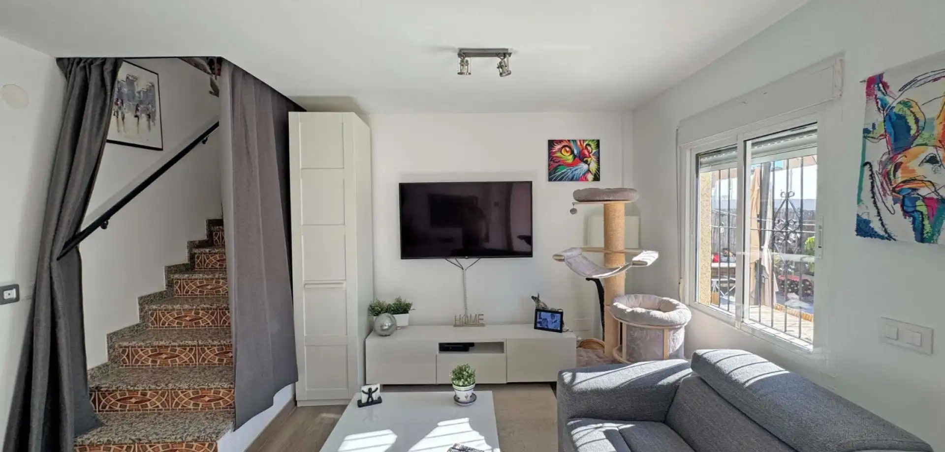 Wohnzimmer von Country house zum Verkauf in Orihuela mit Privatgarten, Terrasse und Abstellraum