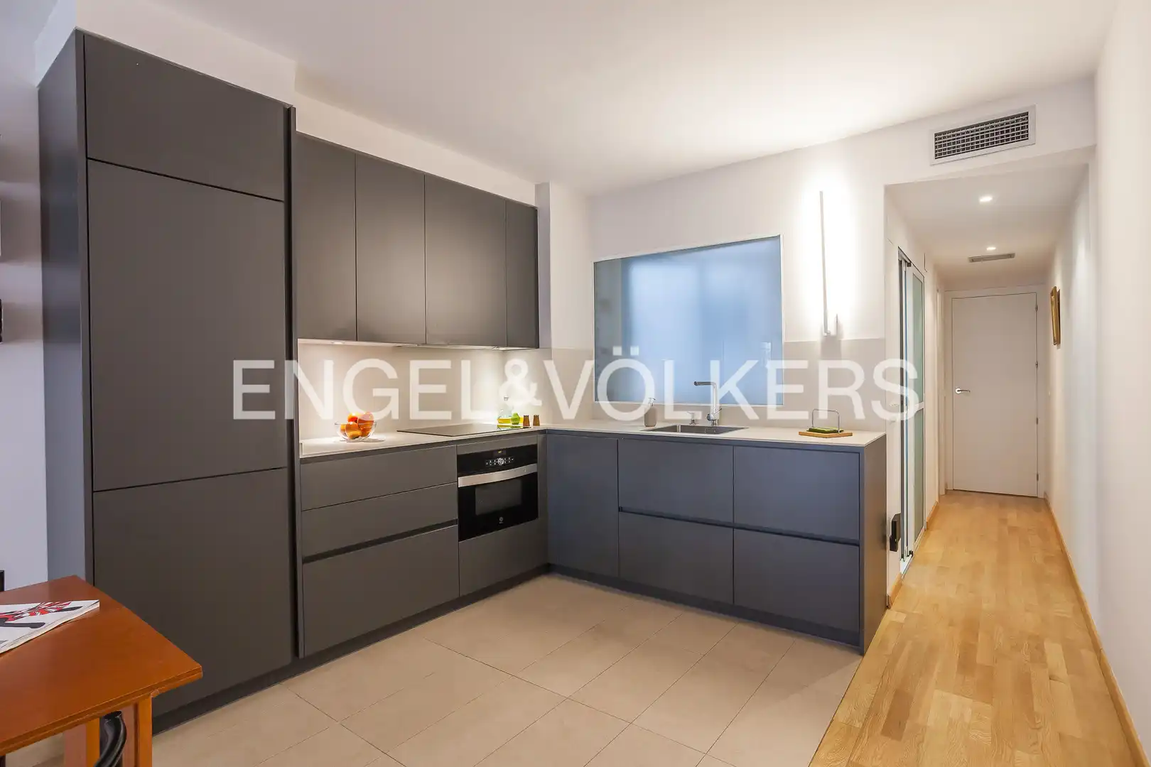 Küche von Wohnung zur Miete in Madrid mit Klimaanlage, Heizung und Möbliert