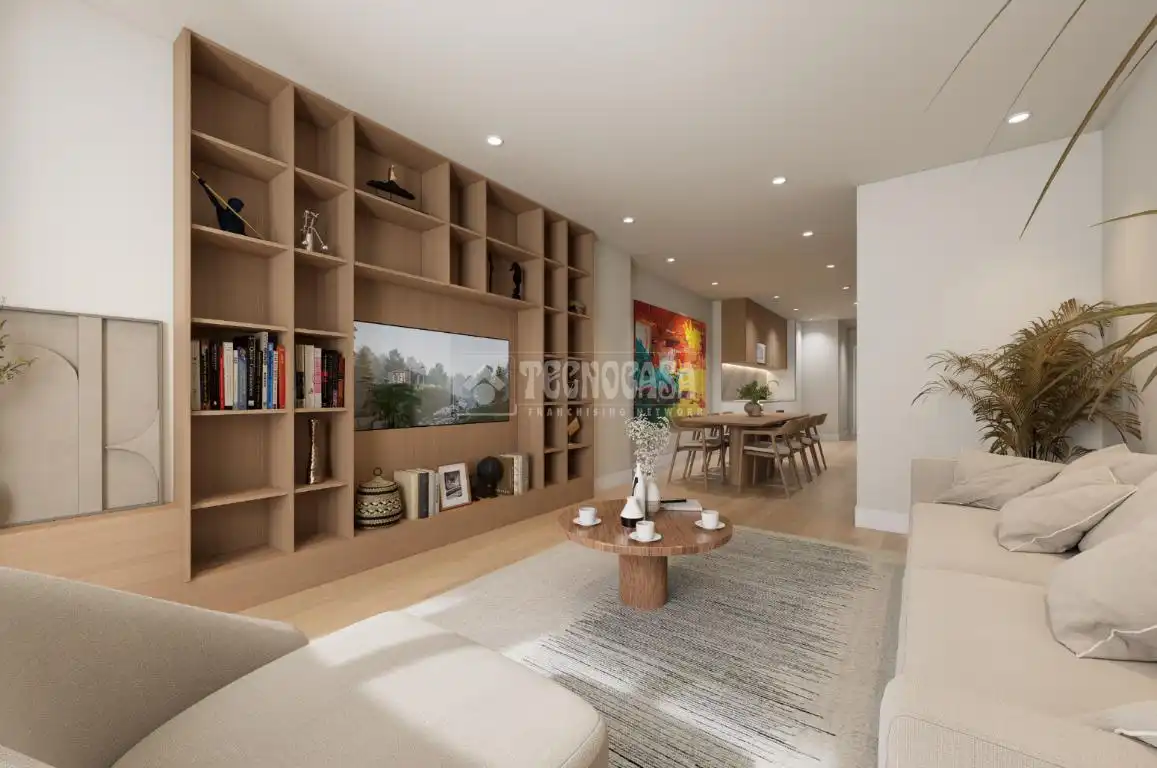 Sala de estar de Piso en venta en Zaragoza con Aire acondicionado y Balcón