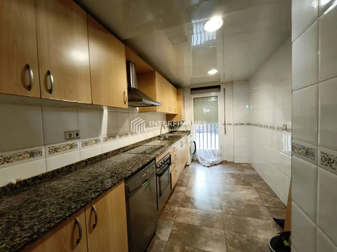 Cocina de Dúplex en venta en Badalona con Calefacción, Parquet y Terraza