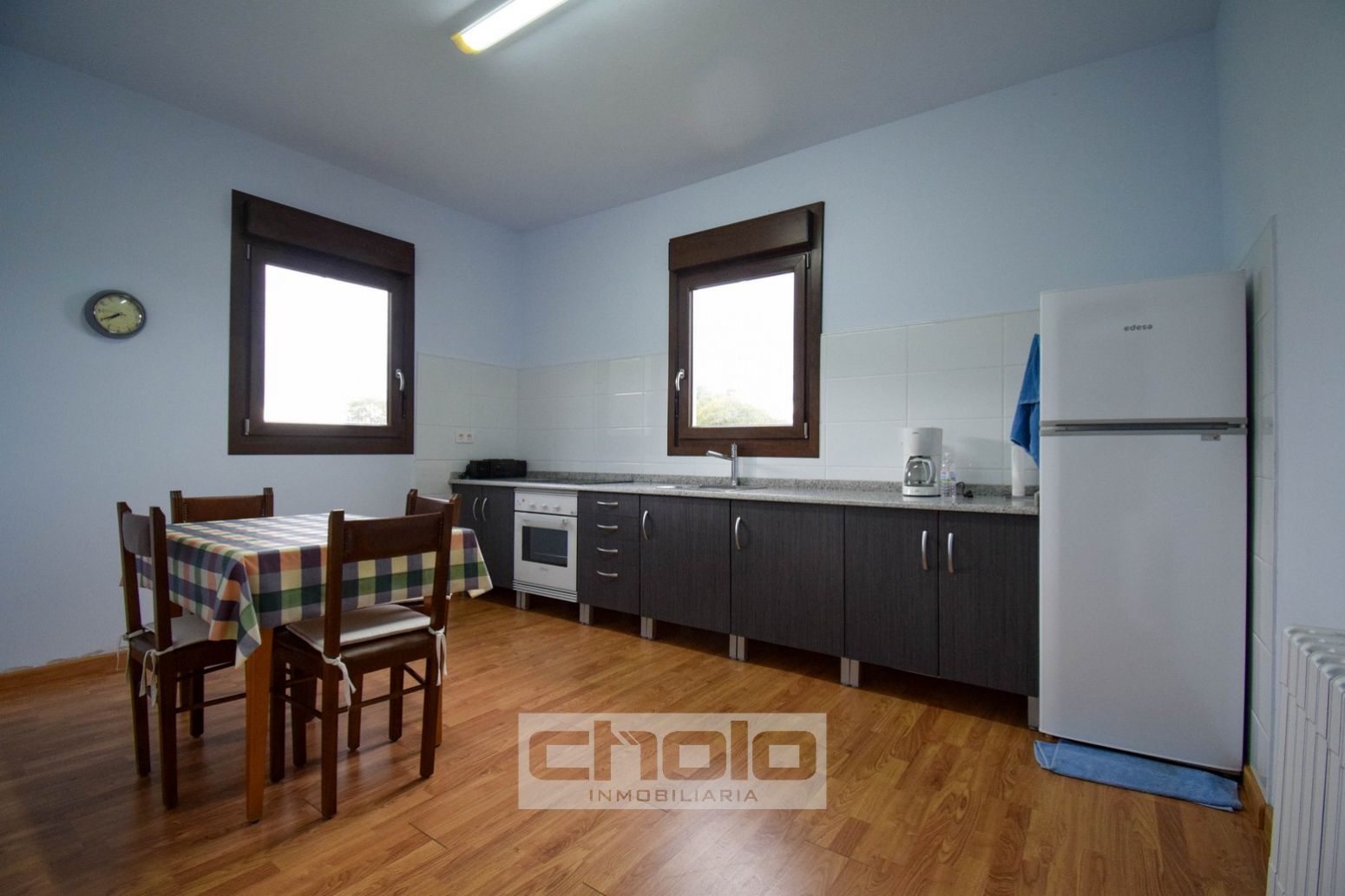 Cuina de Casa o xalet en venda en Cospeito amb Calefacció, Parquet i Traster